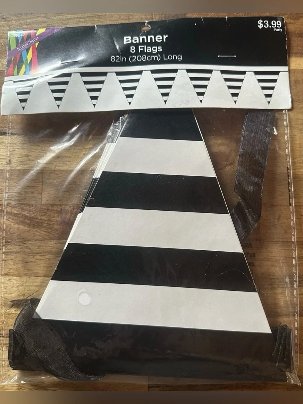 Black and White Striped Party Tableware Set - Classic Stripes